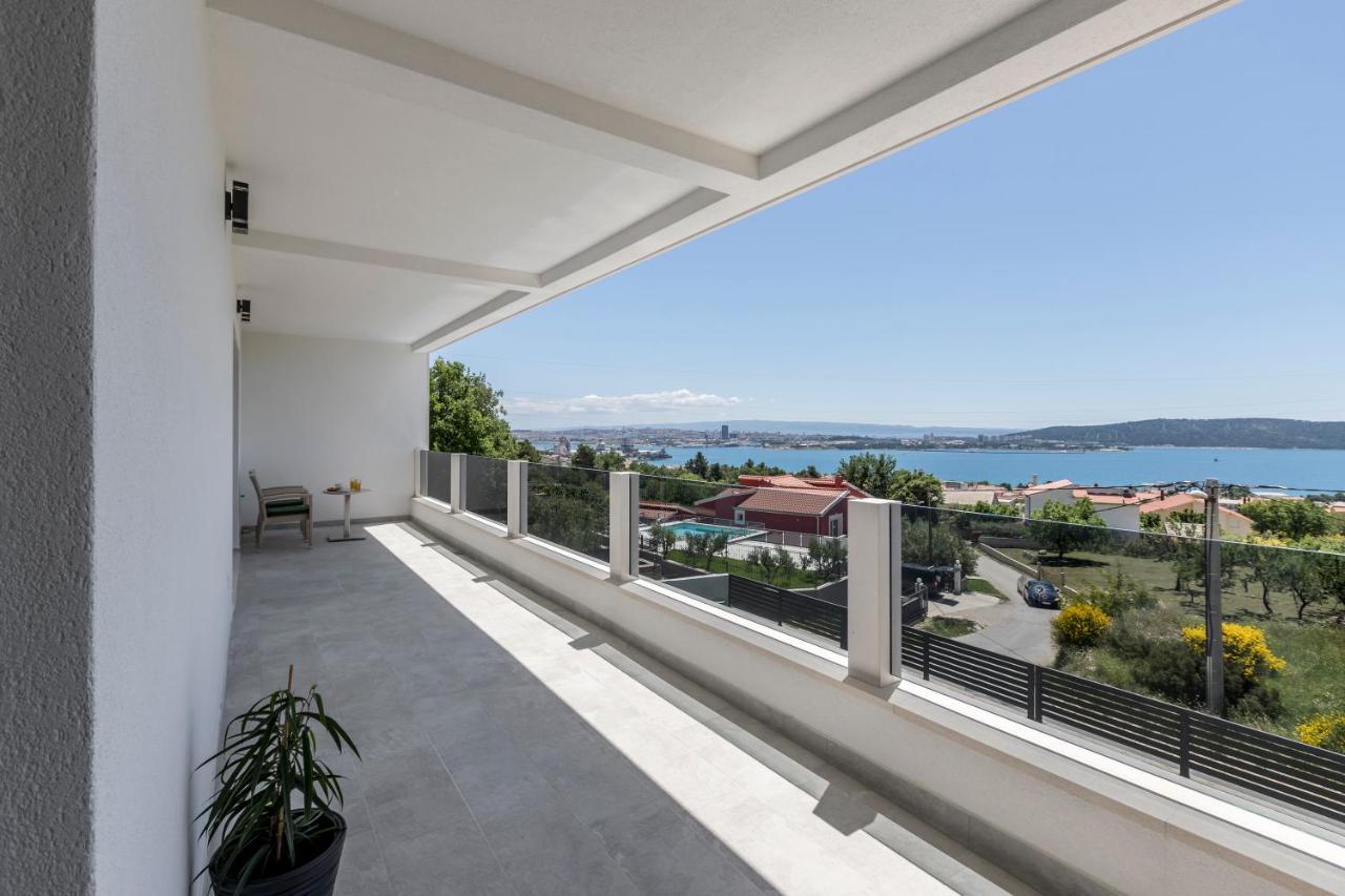 Luxury Villa La Nonna Ana - Heated Pool, Sea View, Near Split Каштела Экстерьер фото
