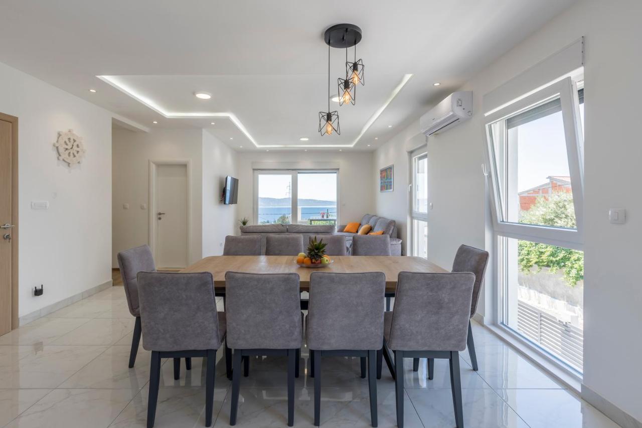 Luxury Villa La Nonna Ana - Heated Pool, Sea View, Near Split Каштела Экстерьер фото
