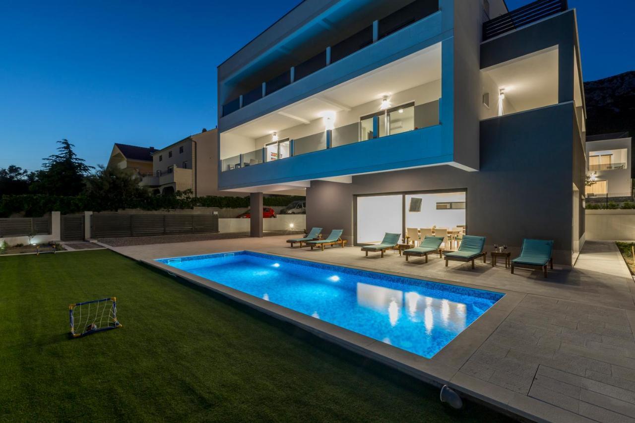 Luxury Villa La Nonna Ana - Heated Pool, Sea View, Near Split Каштела Экстерьер фото