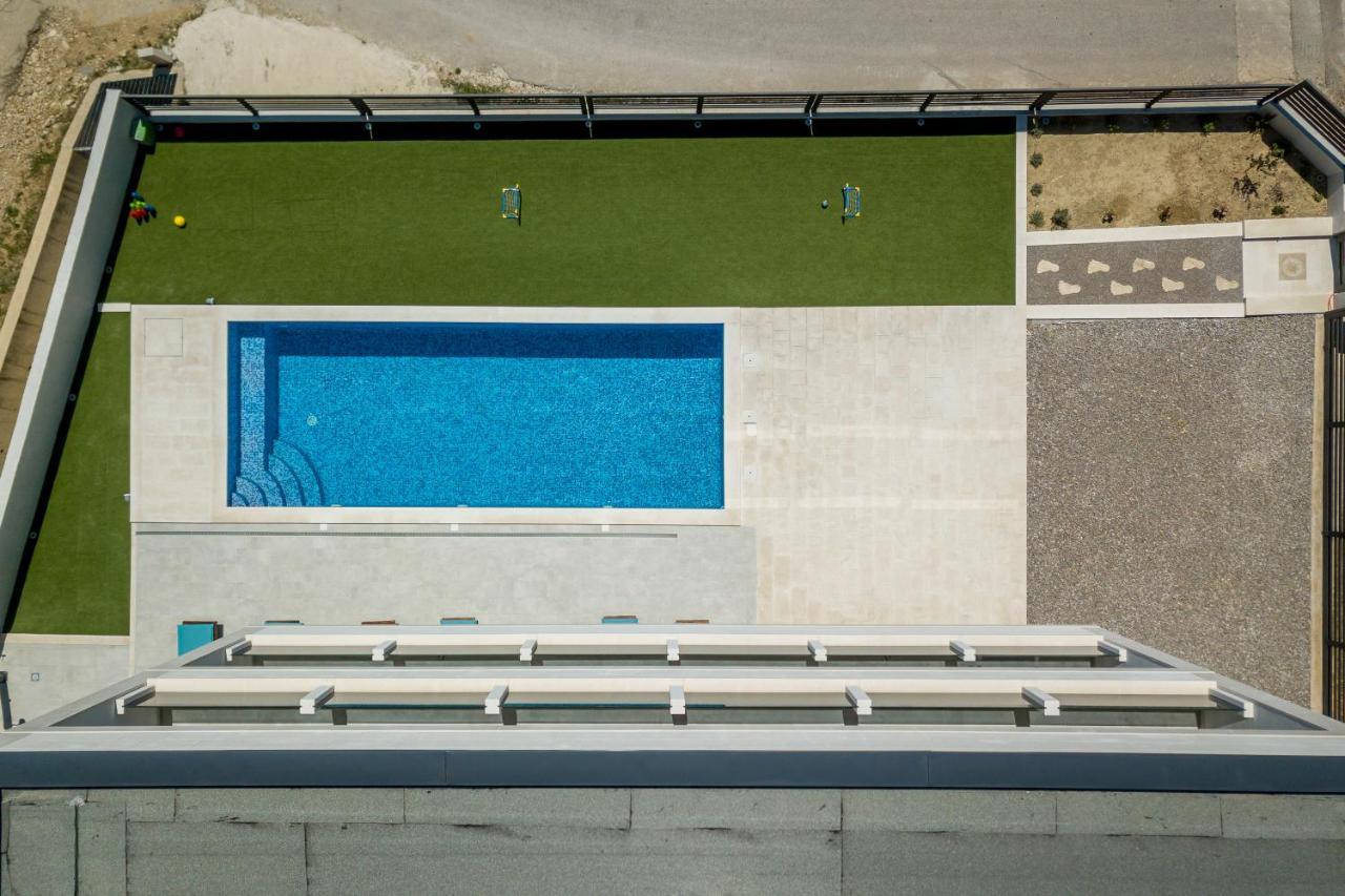 Luxury Villa La Nonna Ana - Heated Pool, Sea View, Near Split Каштела Экстерьер фото